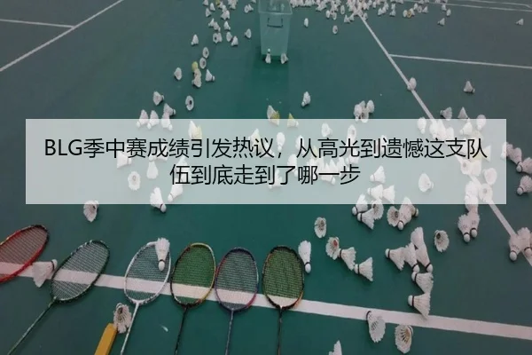 BLG季中赛成绩引发热议，从高光到遗憾这支队伍到底走到了哪一步